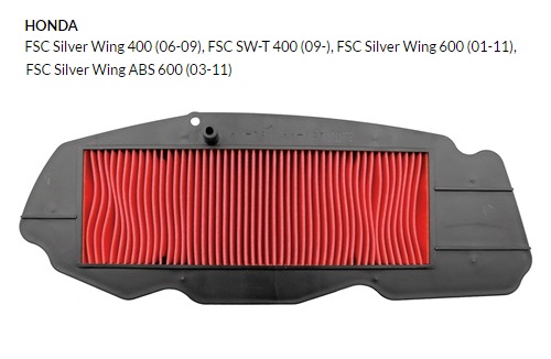 FILTRO AIRE AUTOTEC HONDA SILVERWING 400/600 (13889)